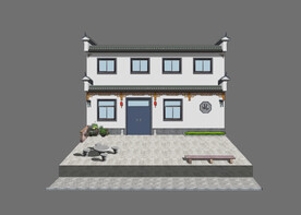 徽派建筑景观 设计 外立面