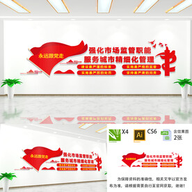 强化市场监管文化墙