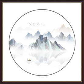 抽象山水画