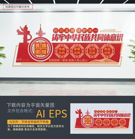 民族团结文化墙