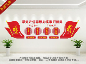 学党史背景墙