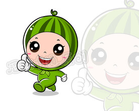 卡通西瓜精灵高能奔跑版