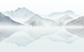 轻奢装饰画 新中式山水画