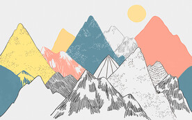 轻奢装饰画 新中式山水画