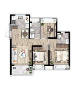 户型图 家配图 洋房图图片