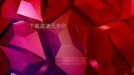 抽象几何多边形图形运动循环视频