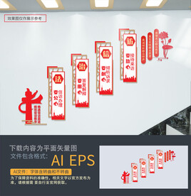 信访楼梯文化墙