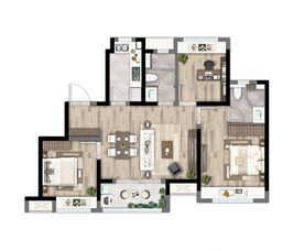 户型图 家配图 洋房图图片