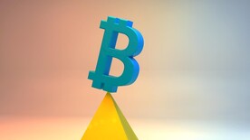 金字塔尖的数字货币C4D立体风