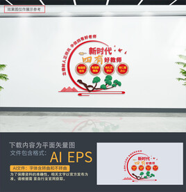 四有教师文化墙