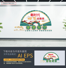 四有教师文化墙