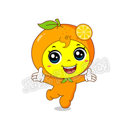 卡通橙子精灵纯净版