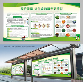 全国爱眼日保护视力灯箱展架