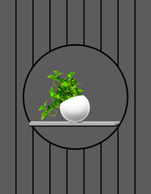 高清分层透明底玄关打印图