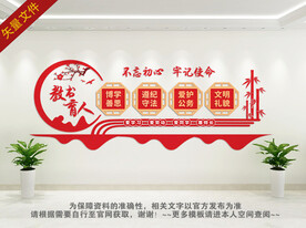 校园教书育人文化墙