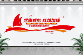 学校党建标语文化墙