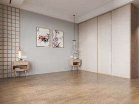 新中式卧室场景