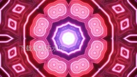 绚丽多彩万花筒图案动画