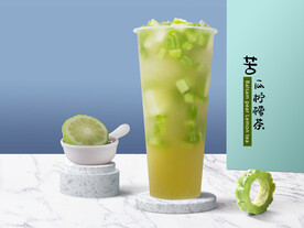 苦瓜柠檬茶