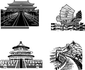 故宫天坛长城一帆风顺