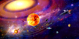 奇幻星空背景墙