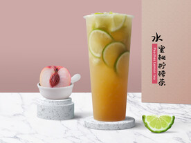 水蜜桃柠檬茶