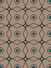 欧式简约几何图案