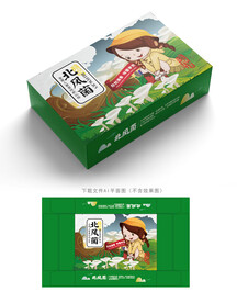 北风菌包装
