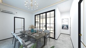 轻奢餐厅装修效果