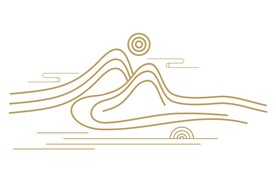 矢量中国风创意古典山纹云纹水纹