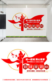 统一战线文化墙设计