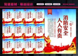 消防展板