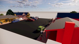 工地su模型人物 车skp草图