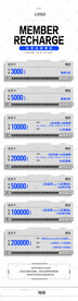 会员卡充值海报