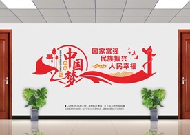 中国梦文化墙