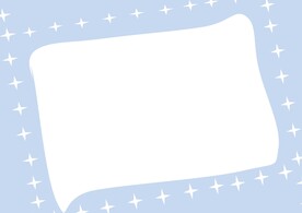 蓝色梦幻星点边框