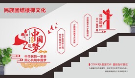 民族团结楼梯文化