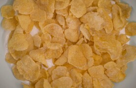 碗里的麦片实拍视频