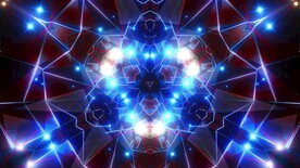 太空万花筒三角形科技感感视频