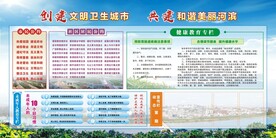 文明创建展板