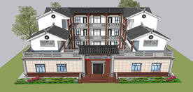 农村自建房SketchUp 