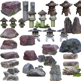 PSD植物后期素材