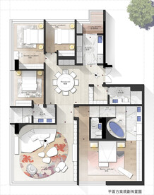 户型图 家配图 洋房图图片