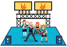 舞台说唱rap表演