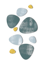 装饰画 椭圆抽象化