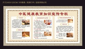 中医健康宣传栏