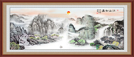大厅山水画