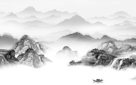 现代意境新山水图 tif分层