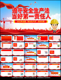 2022年安全生产月主题PPT