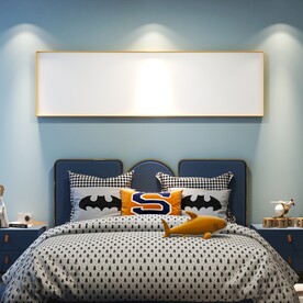 卧室装饰画挂画样机效果图设计